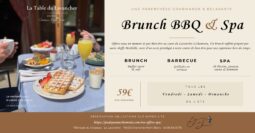 BBQ Brunch & Spa au jeu de paume Chamonix - Lavancher Table